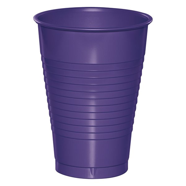 Touch Of Color Purple Plastic Cups, 12oz, 240PK 28115071
